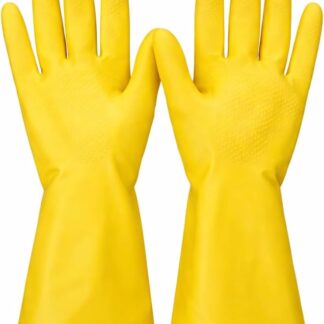 Yellow Latex House Gloves